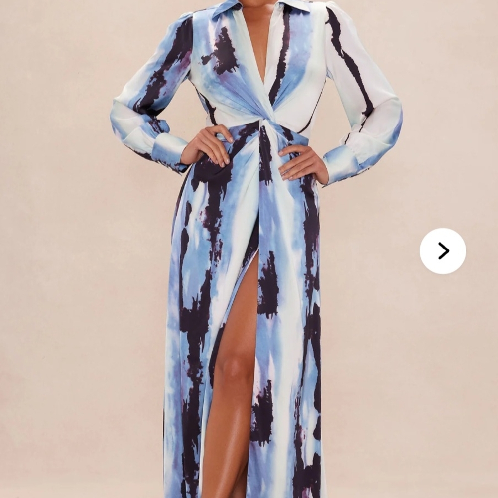 FashionNova Reign Maxi Dress - Multi Color